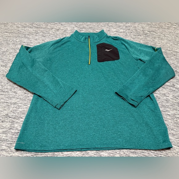 Saucony Other - Saucony Men’s Quarter Zip Athletic Long Sleeve Shirt XXL
